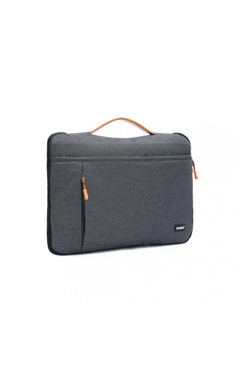 Szara Lekka Torba na Laptopa 15,6 z Materiału Flexfit 