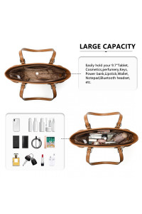 Beżowo Brązowa Średnia Torebka Shopper Bag Julien 