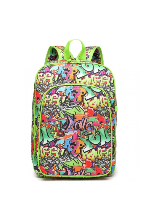 Kolorowy Plecak do Szkoły Podstawowej A4 Grafitti Skpat 