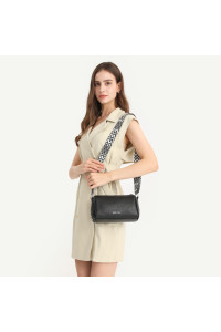 Zielona Torebka Cylider Crossbody Skóra Naturalna Roal 