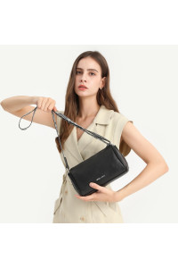 Zielona Torebka Cylider Crossbody Skóra Naturalna Roal 