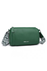 Zielona Torebka Cylider Crossbody Skóra Naturalna Roal 