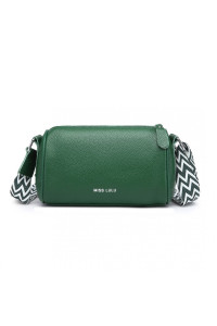 Zielona Torebka Cylider Crossbody Skóra Naturalna Roal