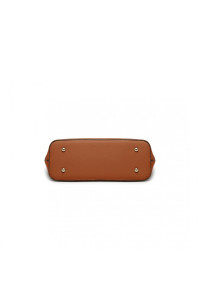 Zestaw 3x Torebek Shopper Crossbody Kosmetyczka Brąz i Biały TR01 
