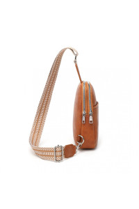 JasnoBrązowa Torebka Saszetka Crossbody na Klatkę Piersiową Carel 