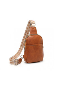 JasnoBrązowa Torebka Saszetka Crossbody na Klatkę Piersiową Carel 