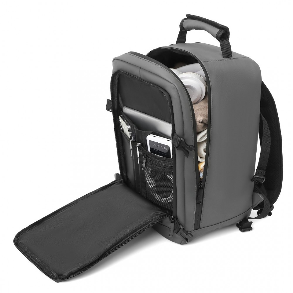Szary Wodoodporny Plecak Ryanair WizzAir 40x20x25 20L Expander W2 