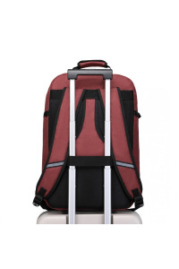 Duży Plecak LOT Ryanair WizzAir 55x40x20 Czerwony 40L Expander 3.0 