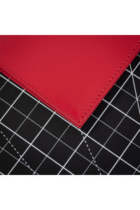 Czerwone Eleganckie Etui Damskie na Dowód Rejestracyjny Belveder BE92 