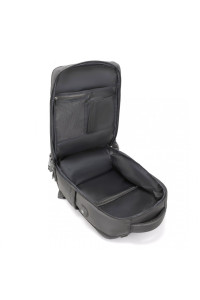 Średni szary Plecak do Samolotu Ryanair z USB na Laptopa 25L Ikaros 