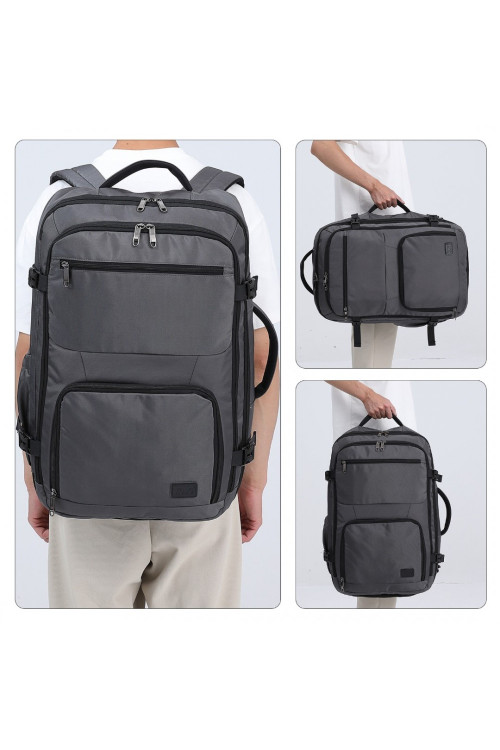 Szary Plecak LOT Ryanair WizzAir 55x40x23 do Samolotu 40L Flex