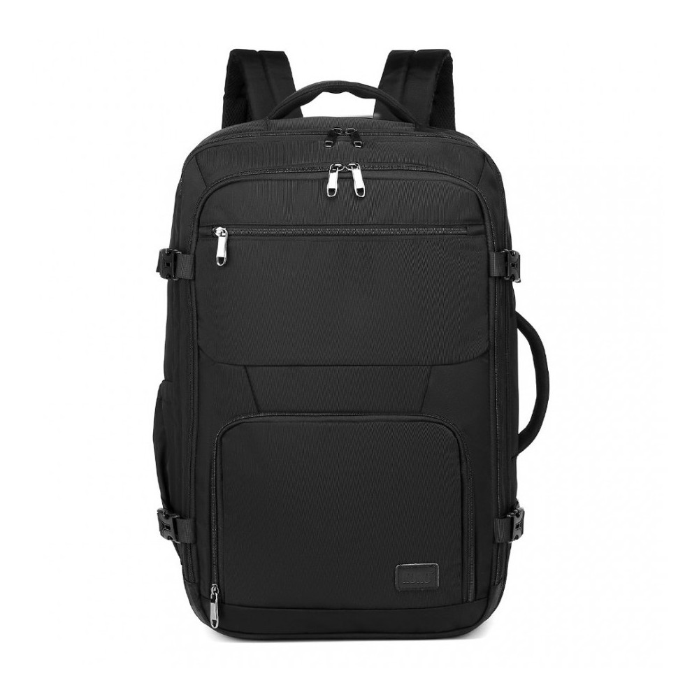 Czarny Plecak do Samolotu 55x40x23 LOT Ryanair WizzAir 40L Flex 