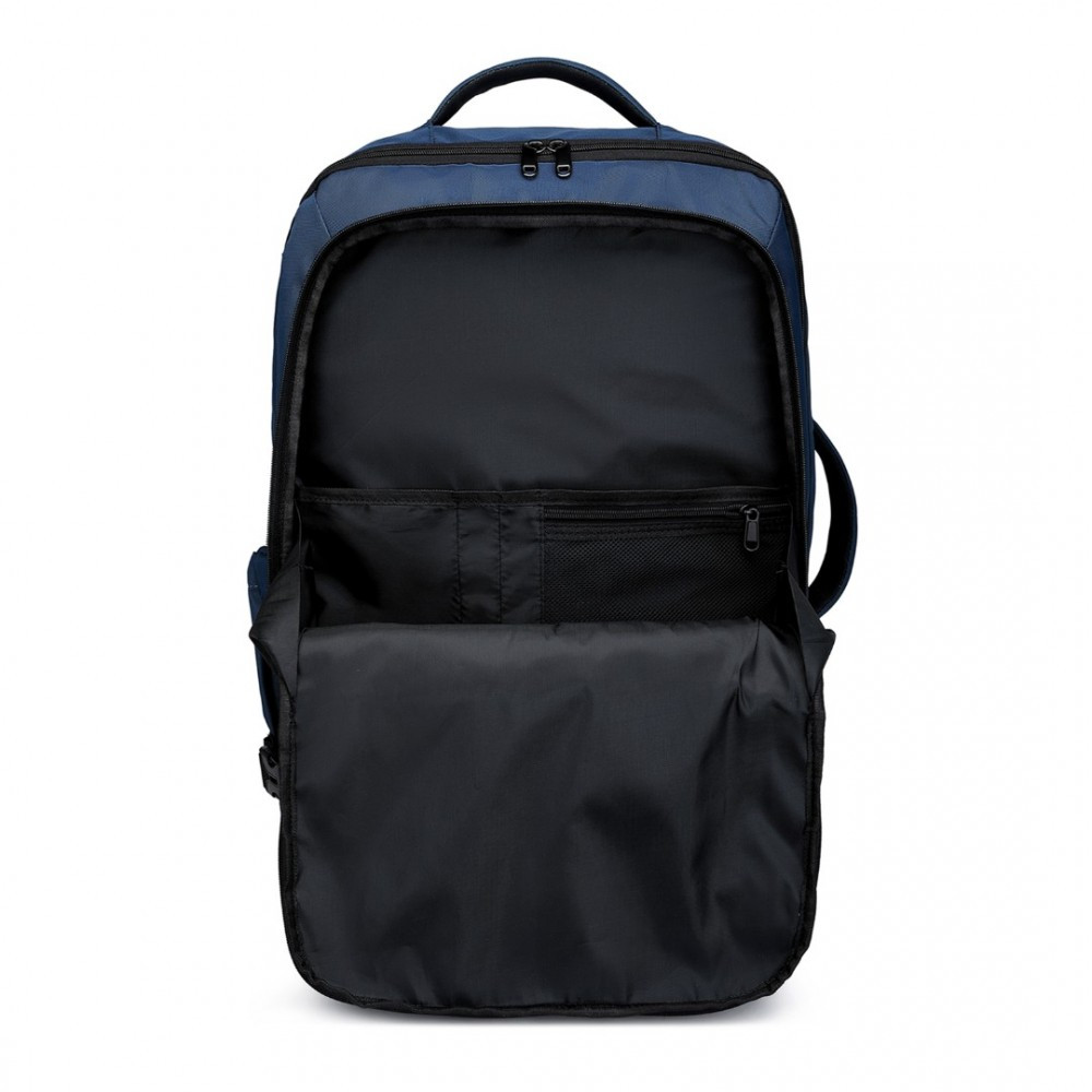 Granatowy Plecak do Samolotu 55x40x23 LOT Ryanair WizzAir 40L Flex 