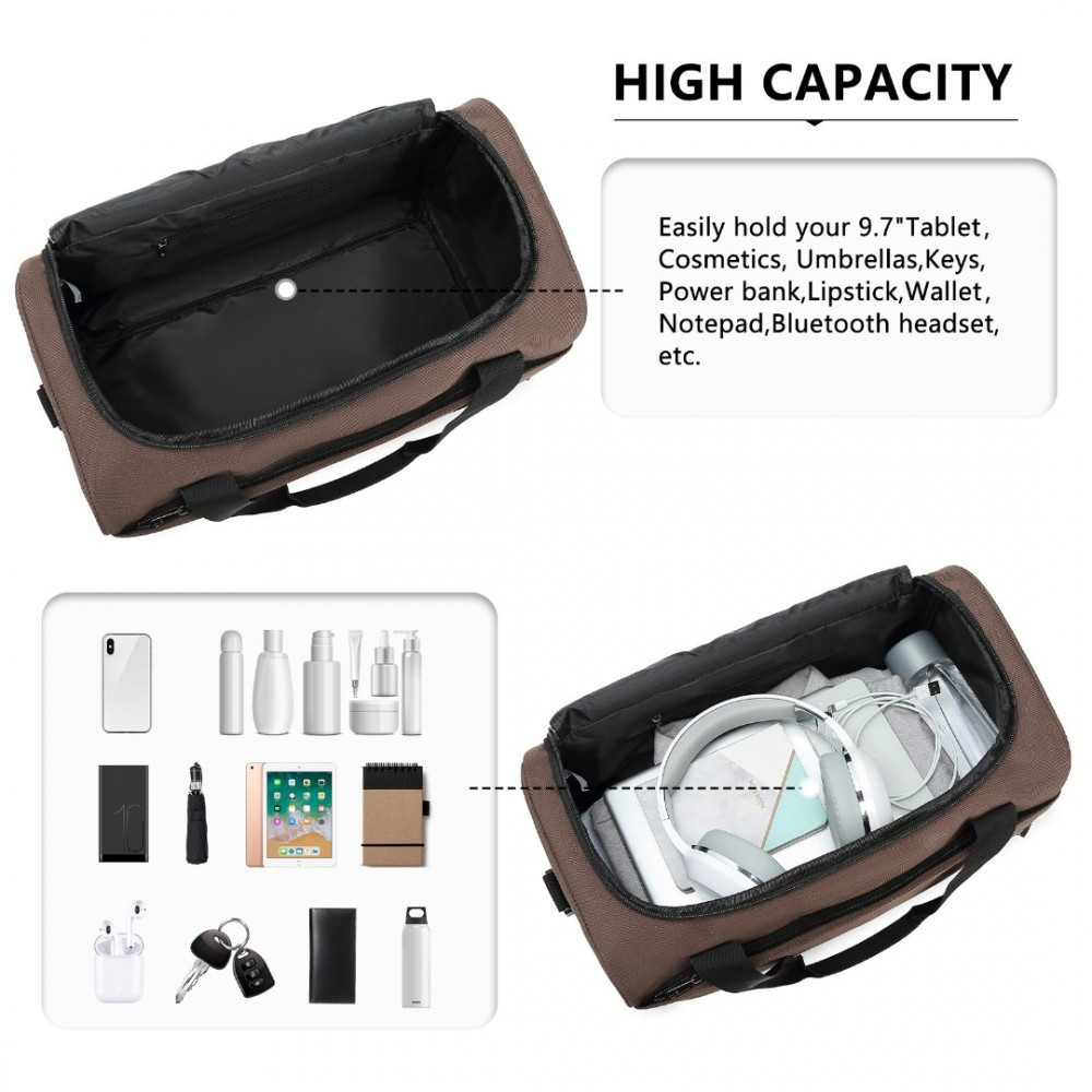 Mała Brązowa Podręczna Torba do Samolotu 40x20x25 Ryanair Globe 