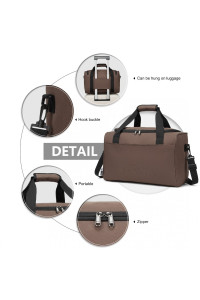 Mała Brązowa Podręczna Torba do Samolotu 40x20x25 Ryanair Globe 