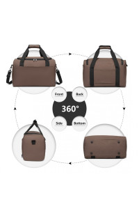 Mała Brązowa Podręczna Torba do Samolotu 40x20x25 Ryanair Globe 