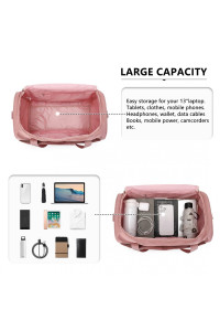 Mała Różowa Torba Podręczna do Samolotu damska 40x20x25 Doop 