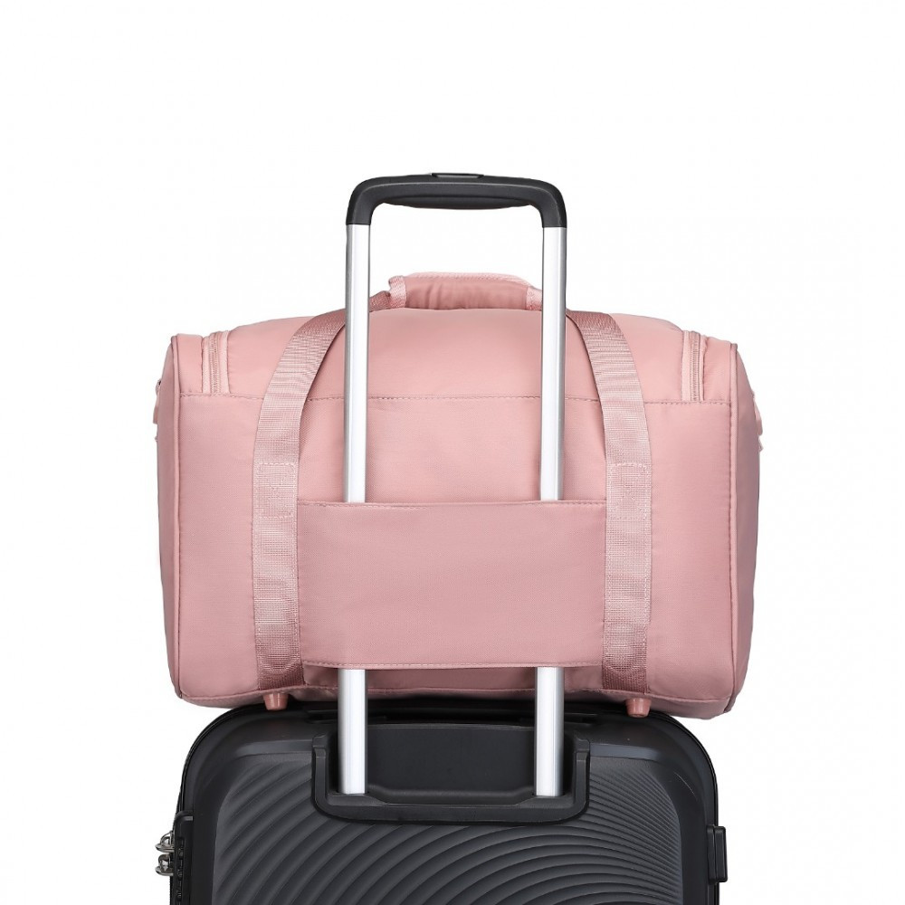 Mała Różowa Torba Podręczna do Samolotu damska 40x20x25 Doop 