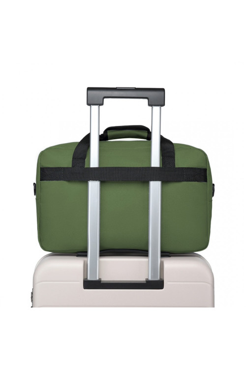 Mała Torba podręczna do Samolotu zielona 40x20x25 Ryanair Kebo 