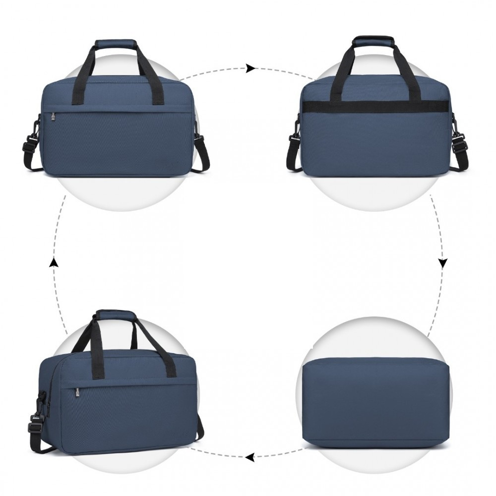 Mała Torba podręczna do Samolotu granatowa 40x20x25 Ryanair Kebo 