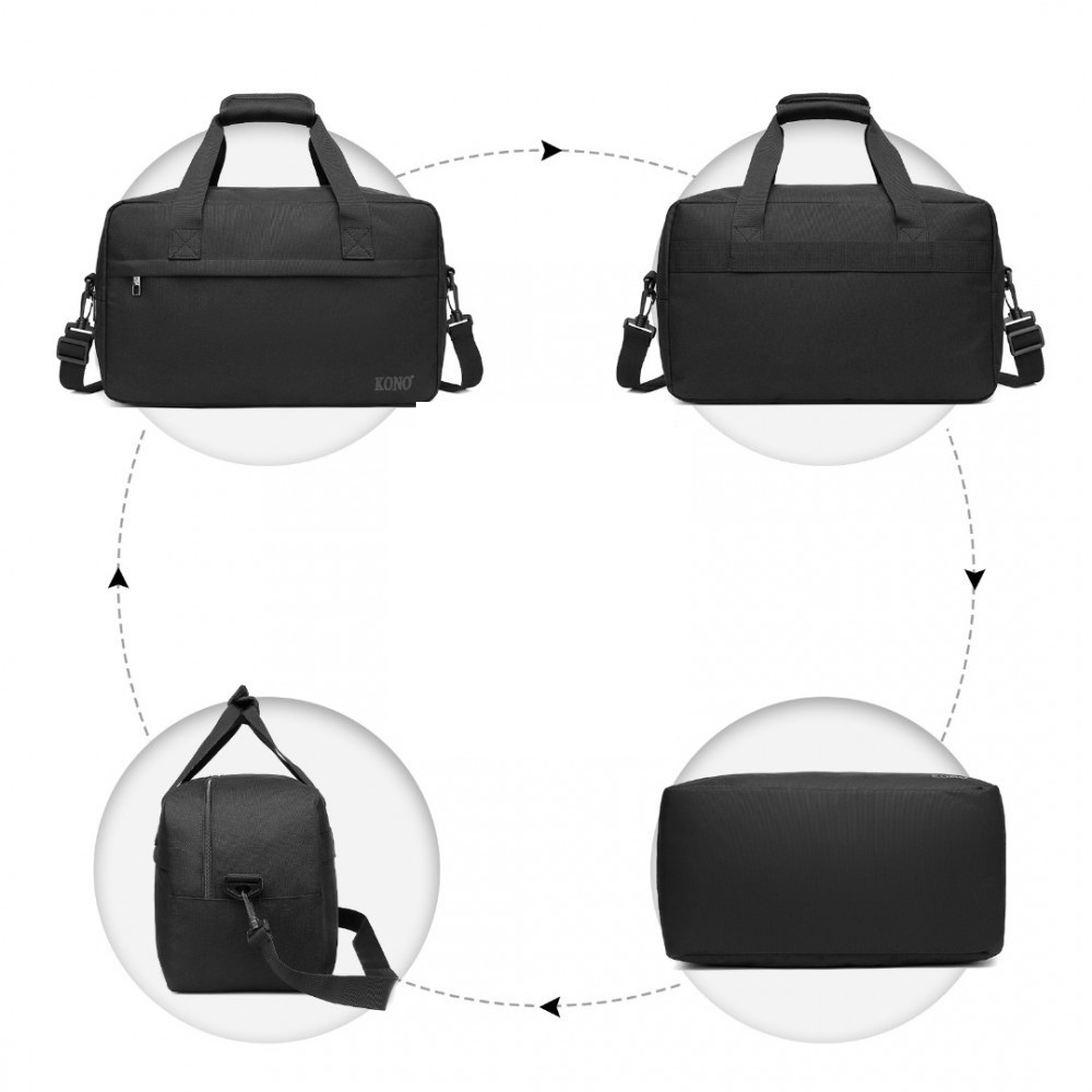 Mała Torba podręczna do Samolotu czarny 40x20x25 Ryanair Kebo 