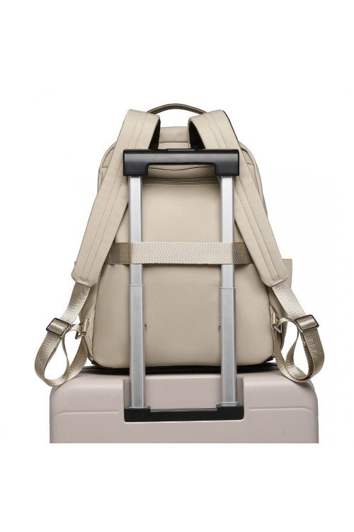 Jasnobeżowy Plecak do Samolotu damski Wizz Air 40x30x20 Toronto 