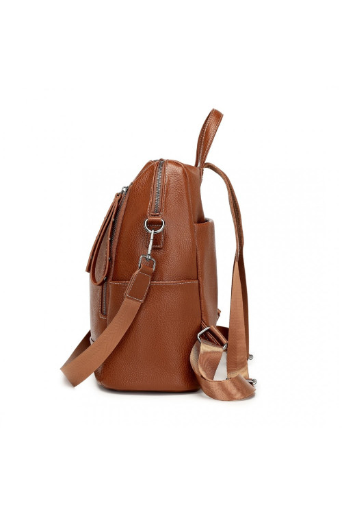 Brązowy Elegancki Plecak i Torebka damska 2w1 Skóra Ekologiczna Rave 