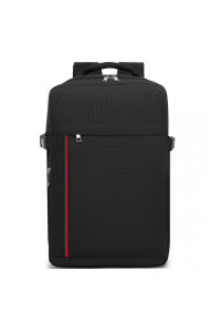 Czarny Biznesowy Plecak do Samolotu Ryanair Wizz Air 40x20x25 Rosso 