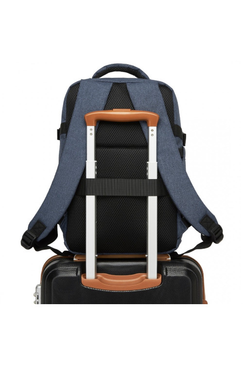 Granatowy lekki Plecak do Samolotu Ryanair Wizz Air 40x20x25 20L Comodo