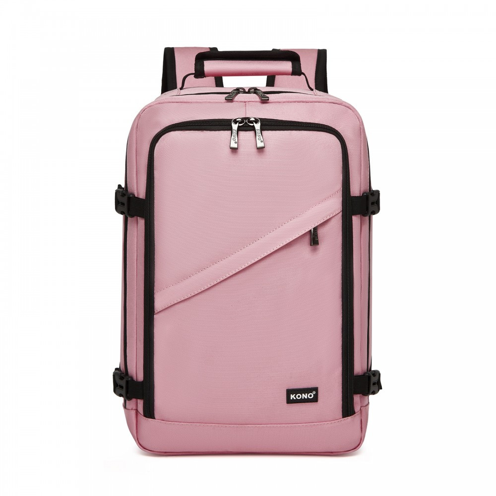 Mały Różowy Plecak Ryanair WizzAir damski 40x30x20 20L Expander