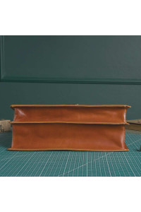 Camelowa Teczka Vintage Skórzana do Pracy na ramię Belveder BV41  Camelowa Teczka Vintage Skórzana do Pracy na ramię Belveder BV41