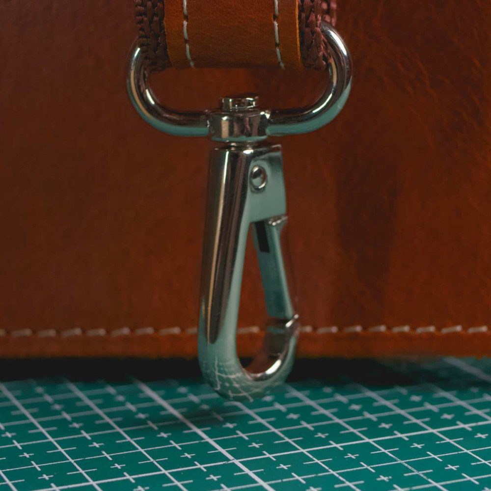 Camelowa Teczka Vintage Skórzana do Pracy na ramię Belveder BV41  Camelowa Teczka Vintage Skórzana do Pracy na ramię Belveder BV41