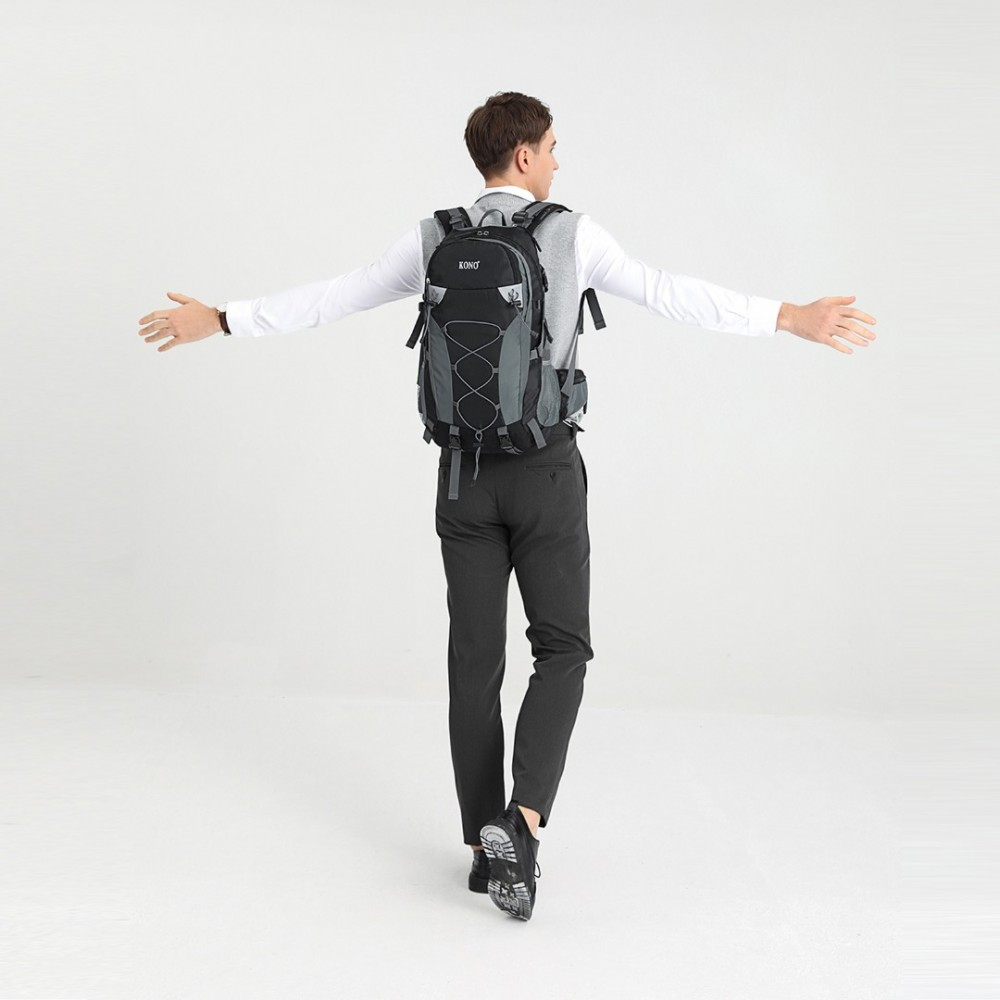 Czany Plecak do Nordic Walking Outdoorowy Podróżny 40L Wolfor 