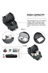 Czany Plecak do Nordic Walking Outdoorowy Podróżny 40L Wolfor 