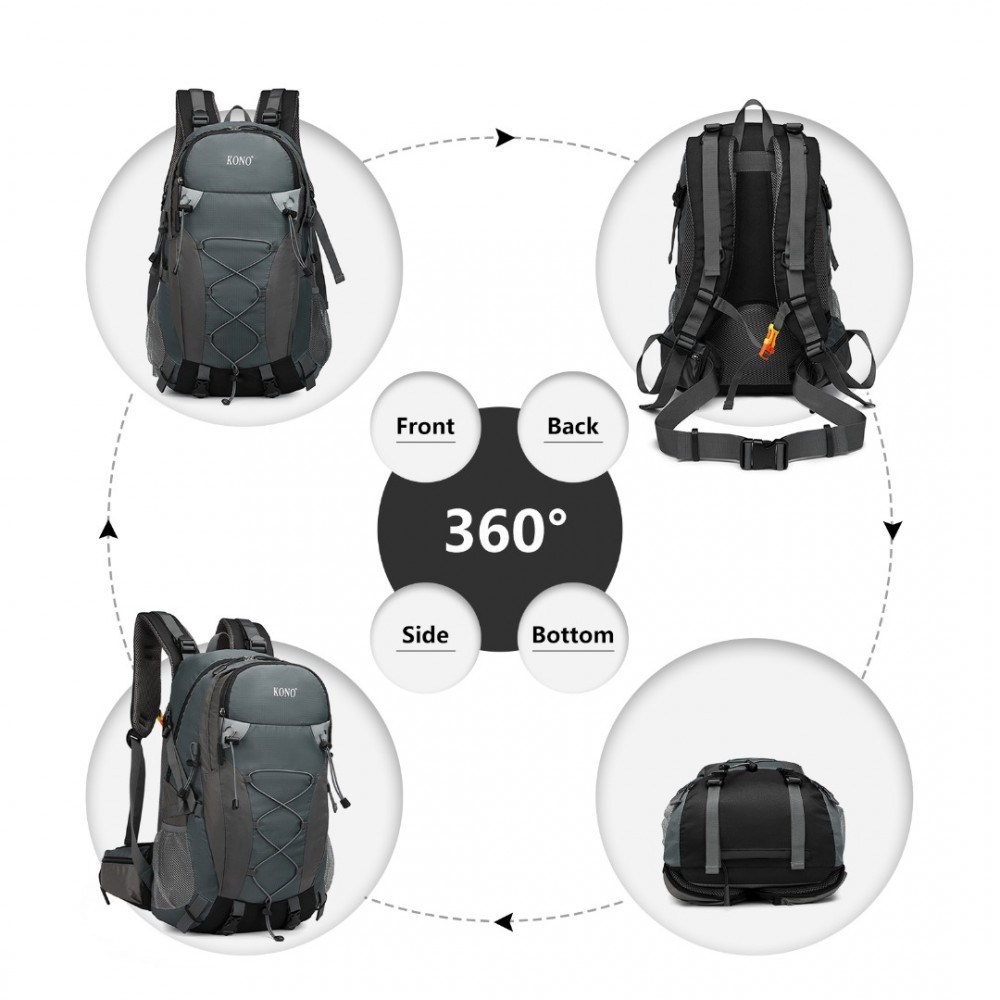 Czany Plecak do Nordic Walking Outdoorowy Podróżny 40L Wolfor 
