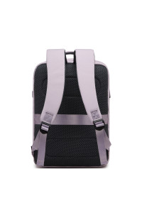 Lawendowy Plecak do samolotu damski 40x30x20 z USB na Laptopa Rosso PE 