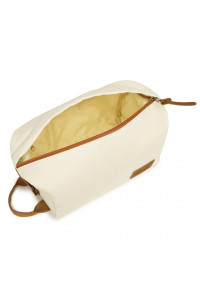 Kremowa Torba podręczna do Samolotu damska 40x30x20 z kosmetyczką Brugia BG/BN 