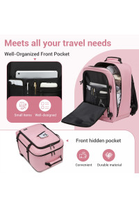 Mały Różowy Plecak bagaż podreczny Ryanair WizzAir damski 40x30x20 20L Expander 