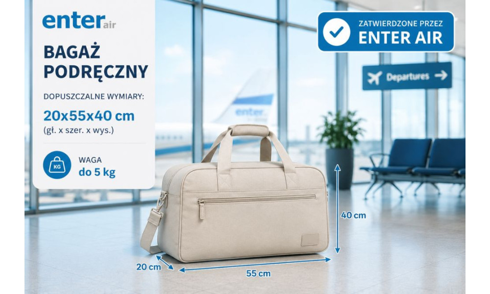 Jaki bagaż do linii Enter Air?  